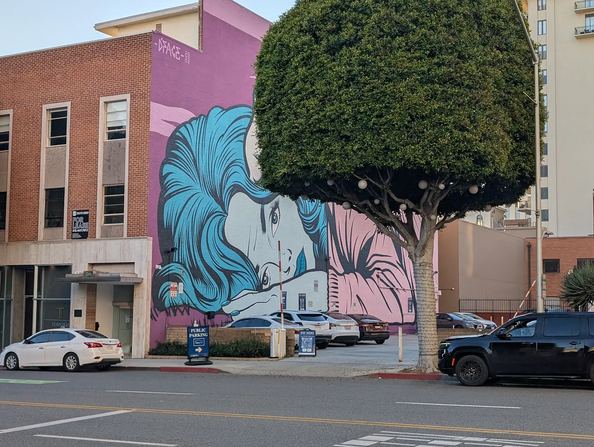 Blue for You by D*Face, 2022 (aka I Know You&rsquo;re Down There)