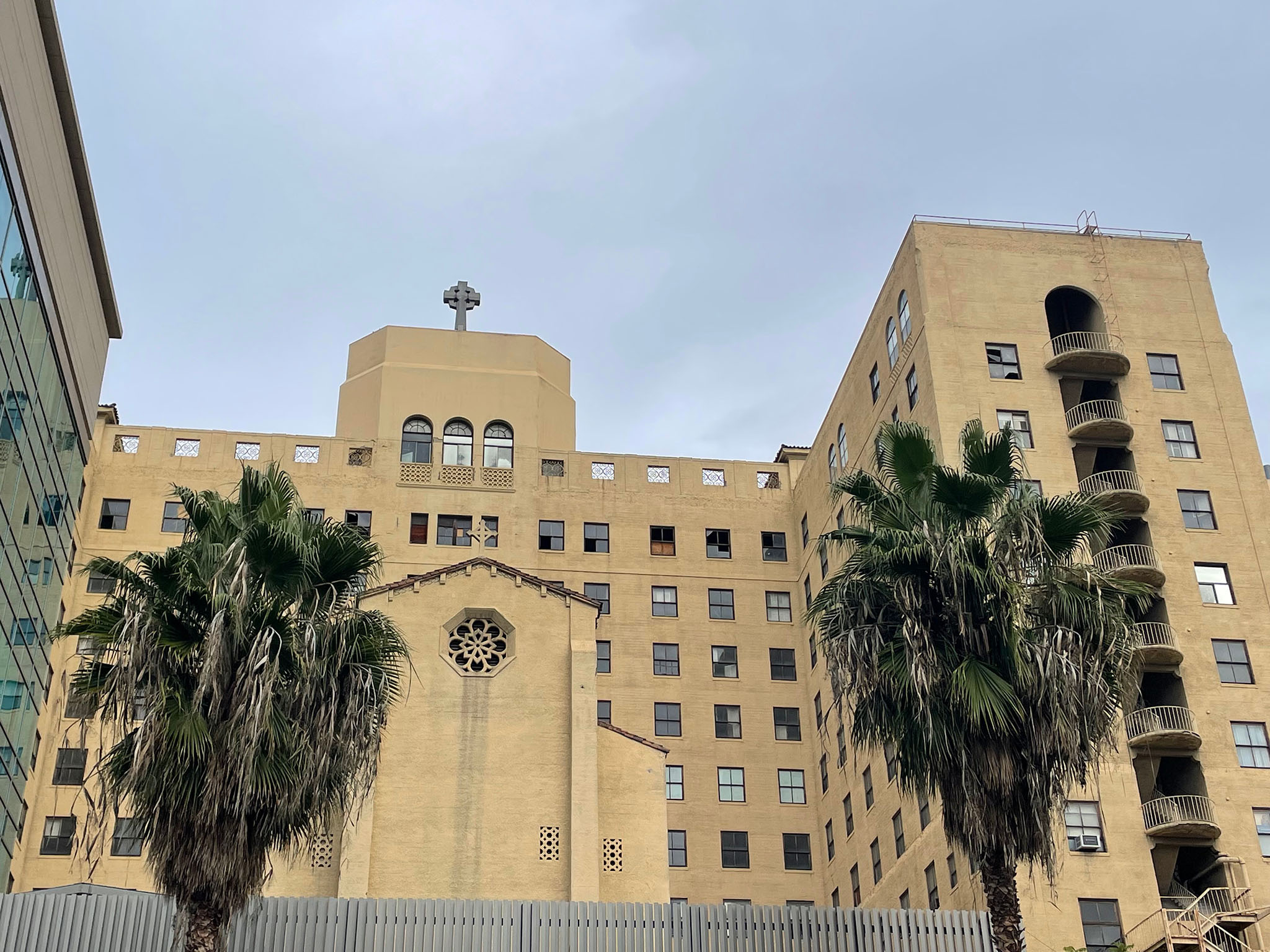 While passing by Good Samaritan Hospital, waves of people mentioned Robert F. Kennedy died in that hospital when he was assassinated in 1968. Which was then subsequently followed by monologue-worthy one-liners about current events.